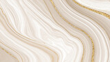 Beżowe tło abstrakcyjne do projektu, tekstura marmuru, wzór w kształcie fal, tapeta	