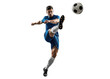 © Costy - professional soccer player in action kicking a ball