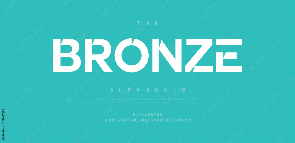 Stock-Vektorgrafik „Bronze calligraphy alphabet capital lettering a to ...