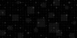 © Azat Valeev - Futuristic HUD grid with digital wireframe lines and abstract mesh pattern. Black background with virtual blueprint interface. Ideal for sci fi games, AI dashboards or techno presentations. Eps design