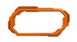 © Harry - 3d Orange Technological Border Frame Geometric Modern Design