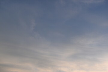 Wall Mural - beautiful blue sky and white cloud background in springtime