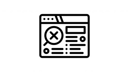 software testing minimalist stroke animation
