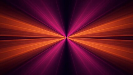 Wall Mural - Vibrant symmetrical burst with red, orange, and purple radiating from a central point on dark background