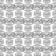 © Garner - Hamburger Day Seamless Pattern