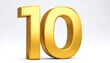 © Arif - Gold 3D number ten (1)