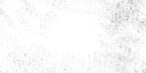 Wall Mural - Distressed white grainy halftone texture. Dust overlay textured. Grain noise particles - Black and white seamless pattern effects and rusted black background. Vector illustration