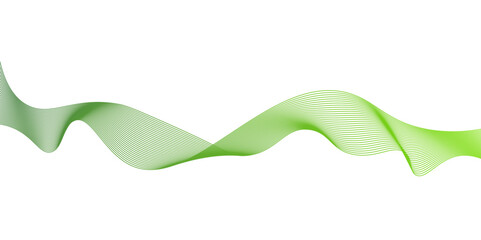 Wall Mural - White Background green wave lines flowing waves design,Modern abstract green wave liquid lines background,Vector abstract graphic design.
