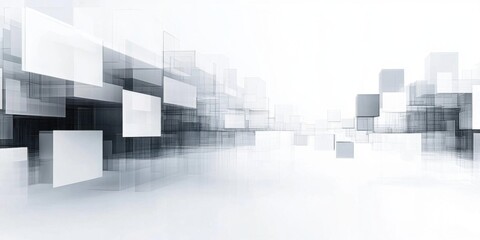 Explore Abstract Forms in Architecture Visualizations, Featuring Clean Minimalist Lines