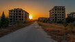 © SHUMAYA - A war-torn and ruined abandoned residential complex in the heart of the city, embroiled in the scars of conflict and decades of post-war damage.