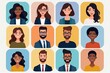© Vera - Diverse Business People: Animated Avatars in Headshot Collage