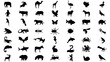 © Bagus - animals icon silhuette vector big set