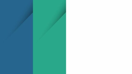 Canvas Print - animated video of 4 steps white multicolor rectangle shape for marketing infographic, animation 4k