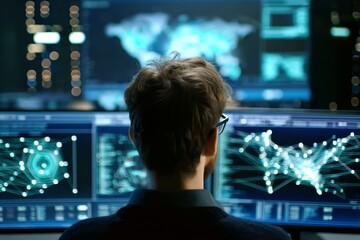 Advanced computer technology enhances IT security measures.