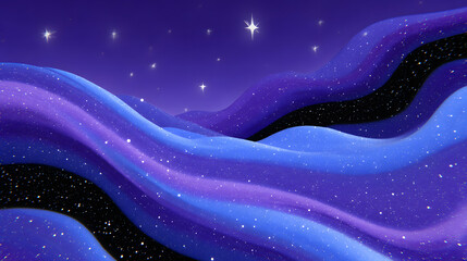 Wall Mural - Colorful cosmic nebulae Celestial wonders Cosmic starry sky concept illustration