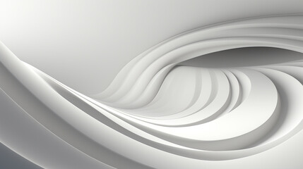 Wall Mural - abstract white background with smooth lines