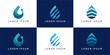 © cre_ART_ive - Set of water drop logo design template