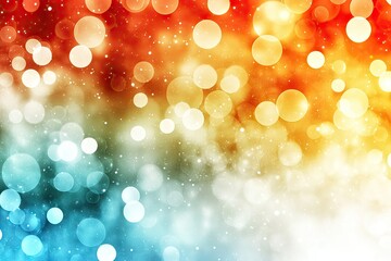 Wall Mural - colorful abstract background with bokeh effect. light spots mix with colorful lights