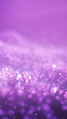 Poster - soft-focus abstract purple background with sparkling bokeh lights, creating a dreamy, magical atmosp