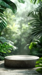Wall Mural - Abstract background with green leaves. Organization, design, background.