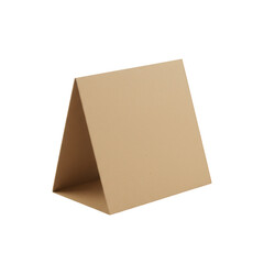 Blank table tent mockup isolated on transparent background. use cases: advertising, promotion, display, signage.