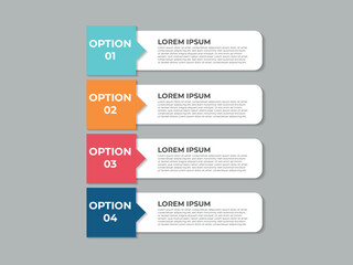 Wall Mural - design template for vector infographic labels with icons and 5 options or steps. suitable for proces