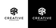 © Kurniawan - SR or RS initial letter logo design vector