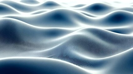 Wall Mural - elegant abstract waves background with mesmerizing blue tones and gentle movements