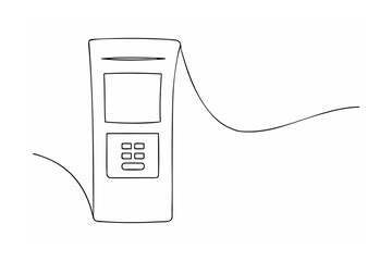 Electronic device with screen and keypad buttons technology