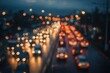 © LimeSky - Vague bokeh of city evening congestion