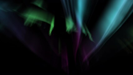 Wall Mural - celestial glow northern lights animation