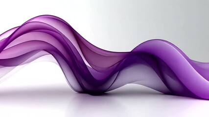 Wall Mural - elegant purple abstract wave background motion graphic for creative projects