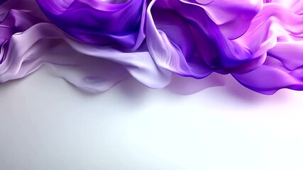 Wall Mural - elegant purple flowing fabric motion background for artistic and creative projects