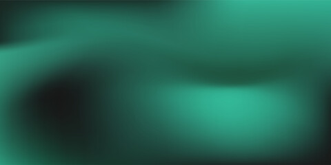 Wall Mural - Abstract background Soft green light on dark black color wallapaper