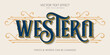 © wintoko - Western editable text effect, Victorian style