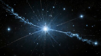 Wall Mural - the cosmic energy radiating from the heart of a constellation.