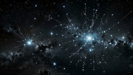 Wall Mural - The subtle hum of cosmic energy within a quiet constellation.