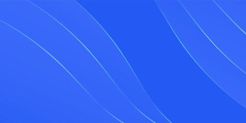 Wall Mural - blue abstract curved lines background suitable for presentations
