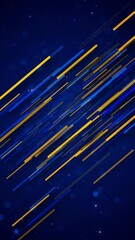 Wall Mural - big data blue fast binary computer data. high speed motion, artificial intelligence, technology, mac
