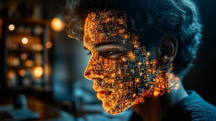 Digital Face Transformation: A Fusion of Humanity and Technology in Art
