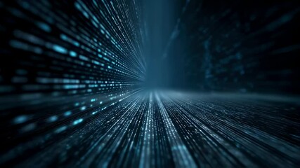 Wall Mural - conceptual image of a sophisticated data environment featuring encrypted data streams and advanced a