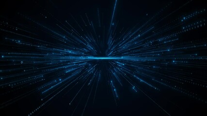 Wall Mural - futuristic abstract background digital blue light effects, ideal for modern technology cyber . techn