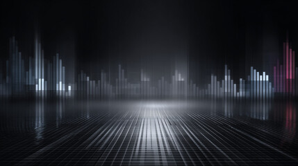 Abstract vector background. Futuristic technology style. Elegant background for business tech presentations.