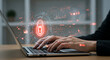 © Melissa - Concept of internet security, encryption, cyberspace, privacy, information technology, padlock