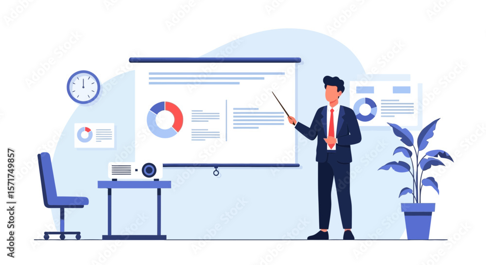 Professional Presenting Data Analysis For Corporate Strategy And Growth Success