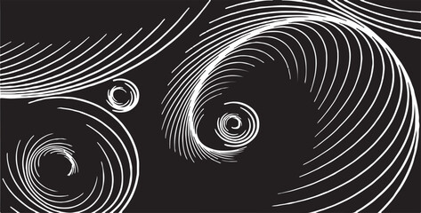 Wall Mural - swirled and curled stripes and brush strokes texture. marble or acrylic artwork imitation. cool and 