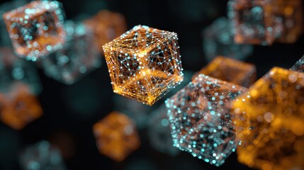 3D Data Cubes in Cyberspace: A Conceptual Representation of Digital Protection and Network Technology