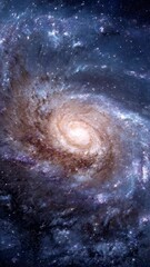 Wall Mural - witness the breathtaking interplay of celestial bodies as swirling galaxies and luminous star cluste