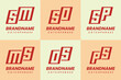 © Prayoga - Letters SM MS SO OS SP PS Monogram Logo Set, suitable for any business