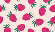 © rupa - Cute red berry pattern background vector design